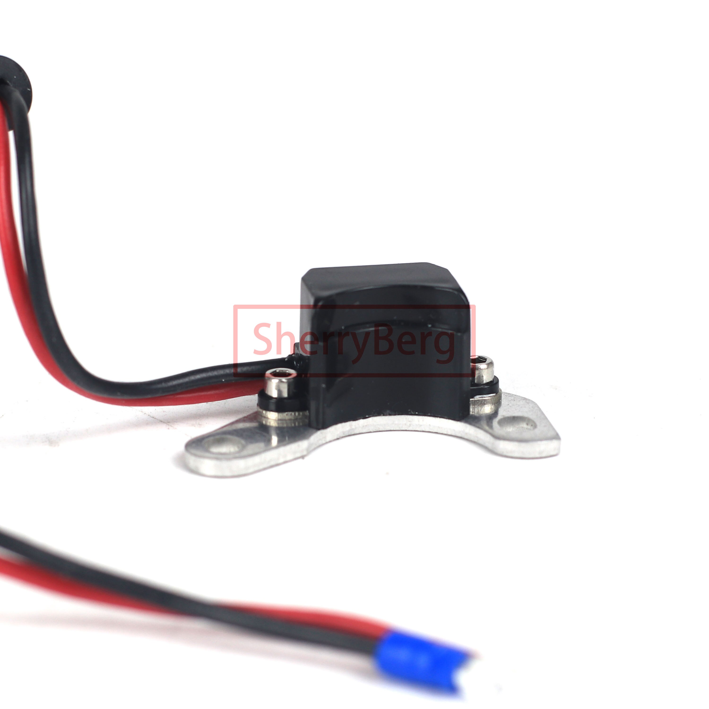 SherryBerg Distributor Electronic Ignition Kit for Lucas 45D 43D &amp; 59D Distributor Positive Earth Extra Aluminum plate