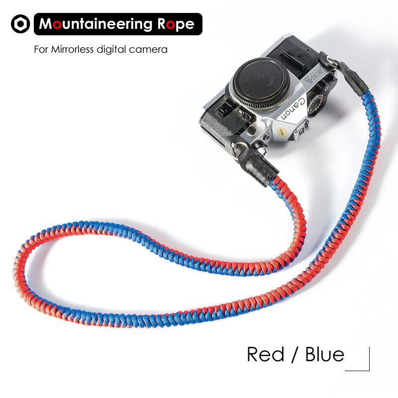 Mountaineering Nylon Rope Camera Shoulder Neck Strap Belt for Mirrorless Digital Camera Leica Canon Nikon Olympus Pentax Sony