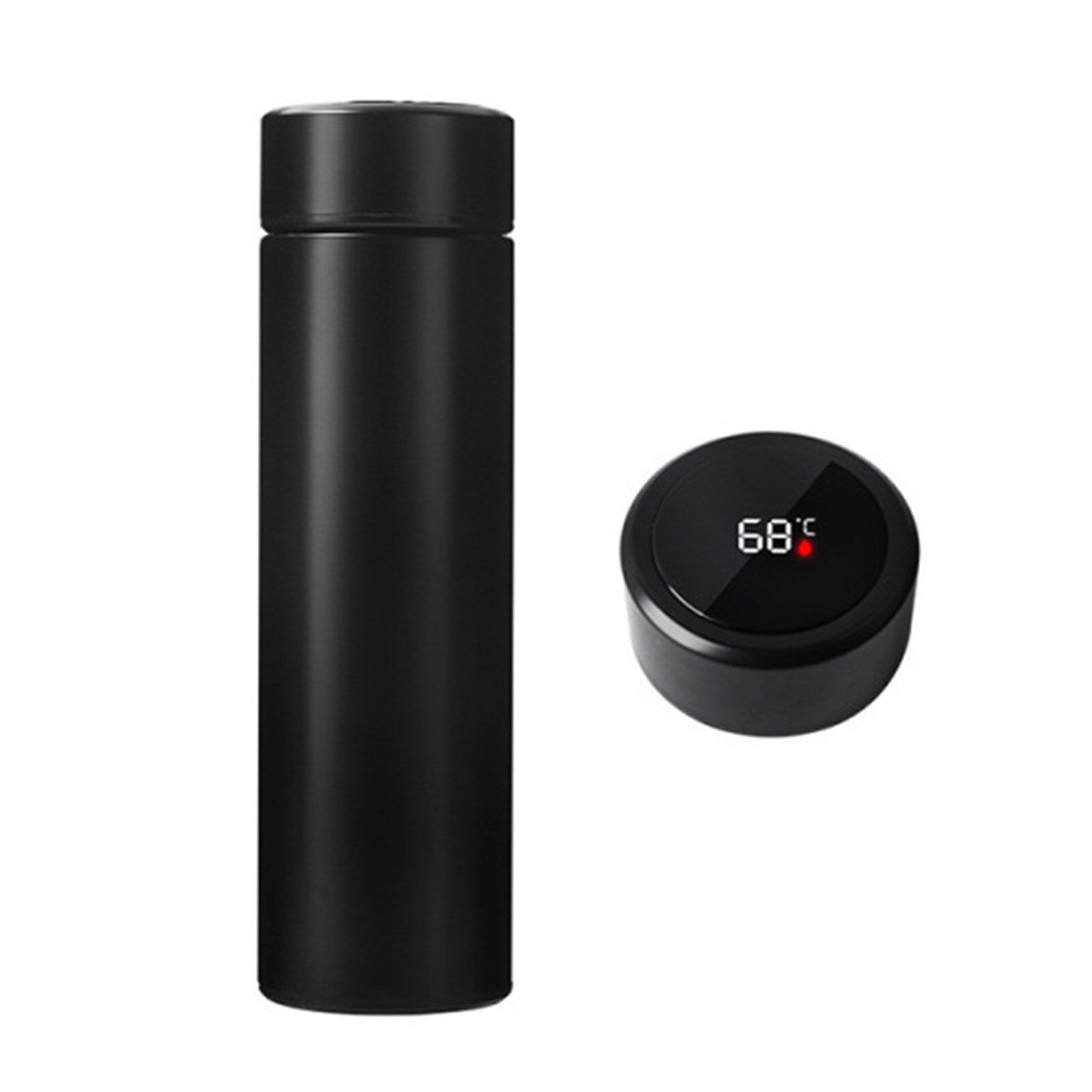 470ml 304 Stainless Steel Thermos with LED Temperature Display for Cold and Beverages Black Golden Red 3 colors: black