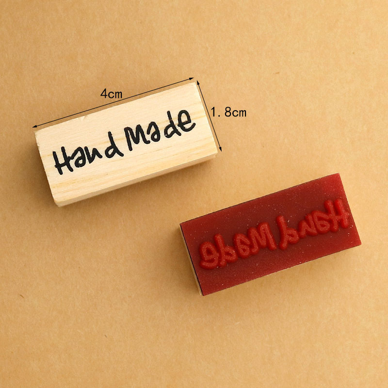 Sello redondo hecho a mano para álbum de recortes, manualidades DIY, decoración, sellos pequeños, suministros para fiestas infantiles, Material de fabricación manual para guardería, 1 ud.