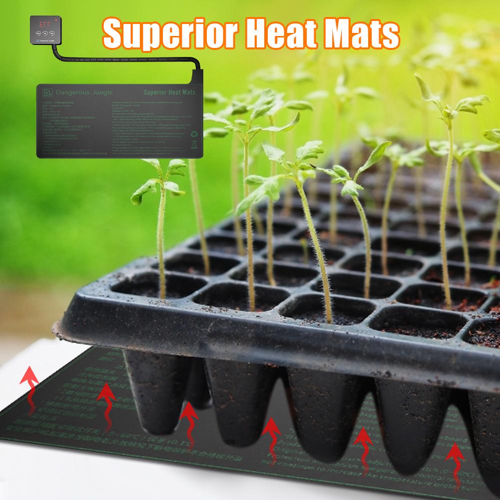 Almohadillas de calefacción para reptiles, calentador de temperatura ajustable para mascotas, 45w/25w, para terrario, resistente al agua