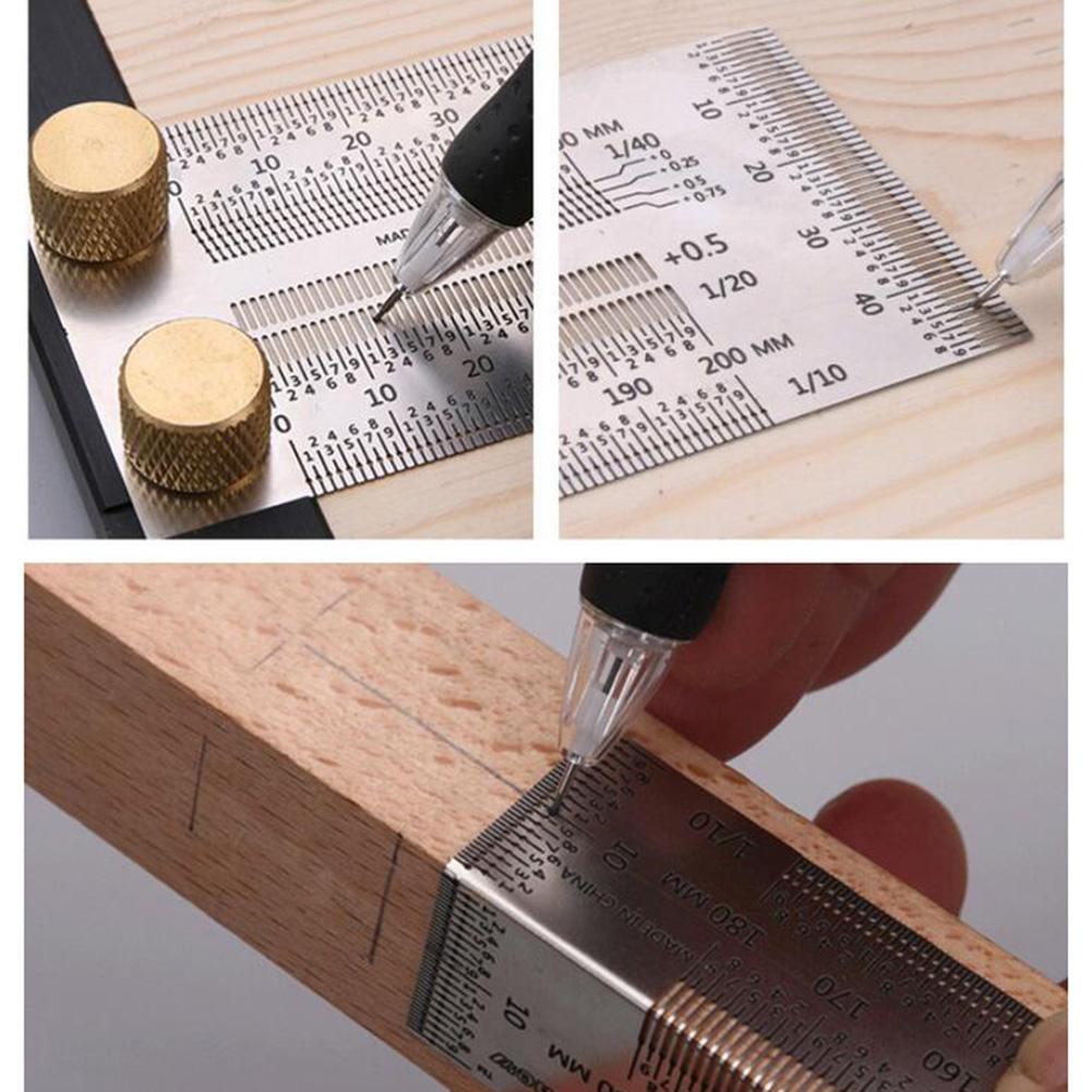 High-precision Scale Ruler T-type Hole Ruler Stain... – Vicedeal