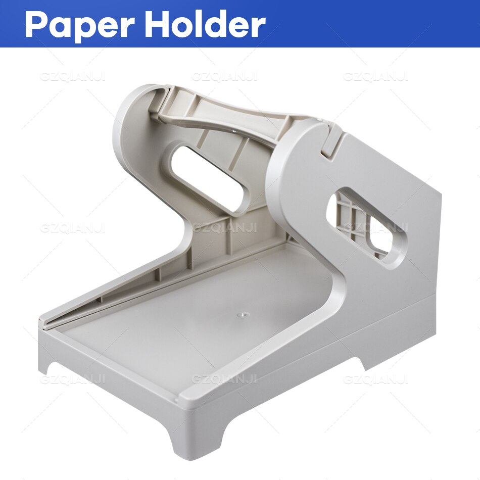 4x6 USB Bluetooth Thermal Printer Label Maker Sticker Label Barcode Printer for Express Label Printing High Speed: Only Paper Holder / EU plug