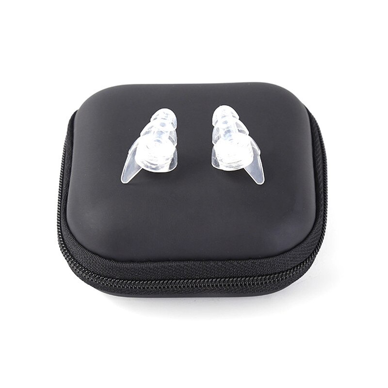 Tapones para los oídos reutilizables DJ, barra para dormir, con cancelación de ruido, de silicona suave, con paquete de tapones para los oídos