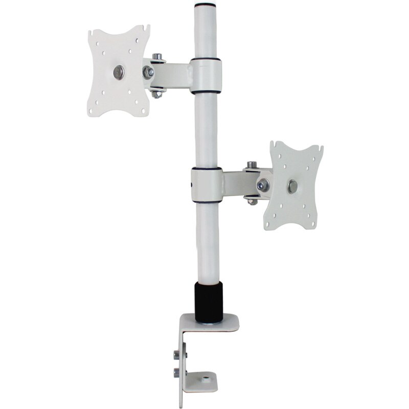 HILLPORT 10-27" Full Motion Dual Monitor Desktop Stand Holder Clamp Grommet Hole Base PC Mount Foldable Arm Soporte Support XD50