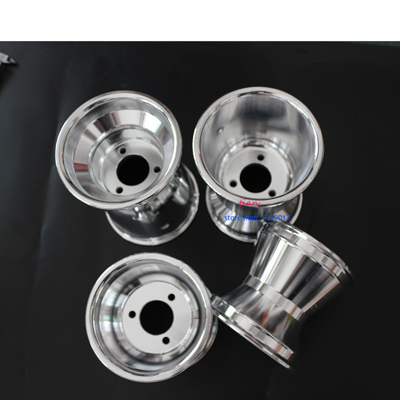 Go kart hjul fram 10 x 4.50-5 bak 11 x 7.10-5 tum aluminiumfälg fälg nav nav hjul fälg karting atv utv buggy