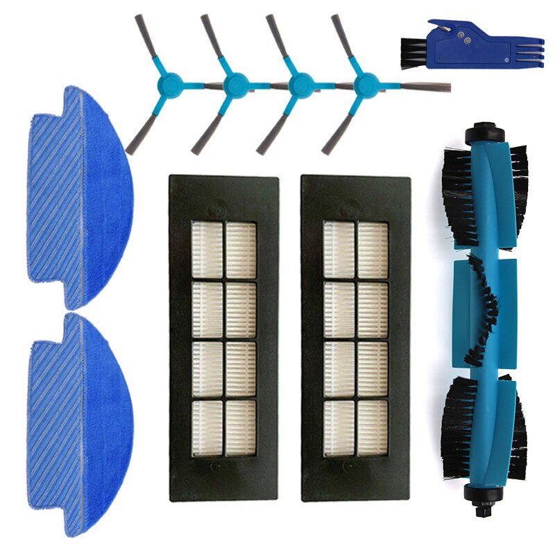 Kit de paño de mopa para Cecotec Conga 3090, rodillo Cepillo Lateral, aspirador, piezas de electrodomésticos, repuesto: Package 5