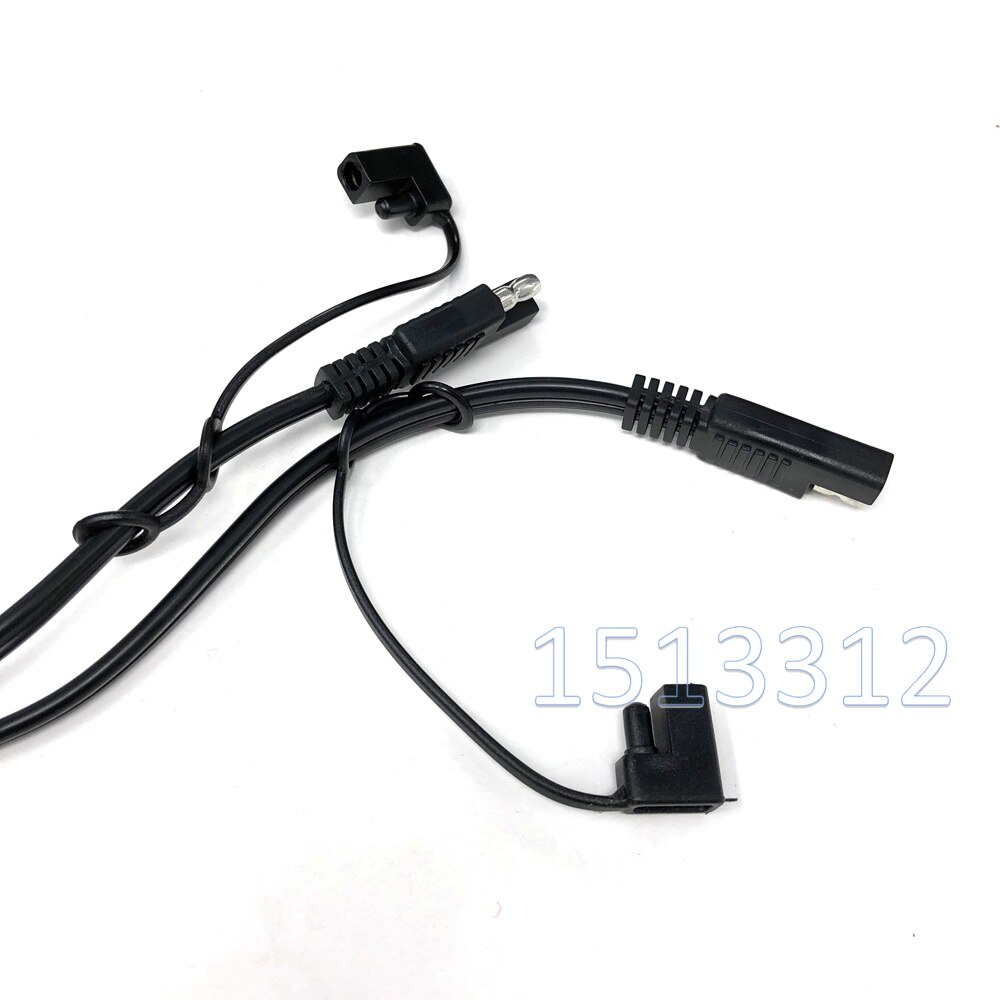 12 V Sae Sae Connector Plug 180 CM Quick Disconnect Harnas Voor Motorfiets Automotive Sae Power Verlengkabel 18 AWG Stofkap
