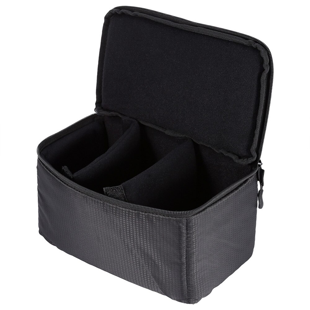 Black DSLR Partition Padded Camera Bag Insert Case Divider Waterproof built-in Insert Camera Bag