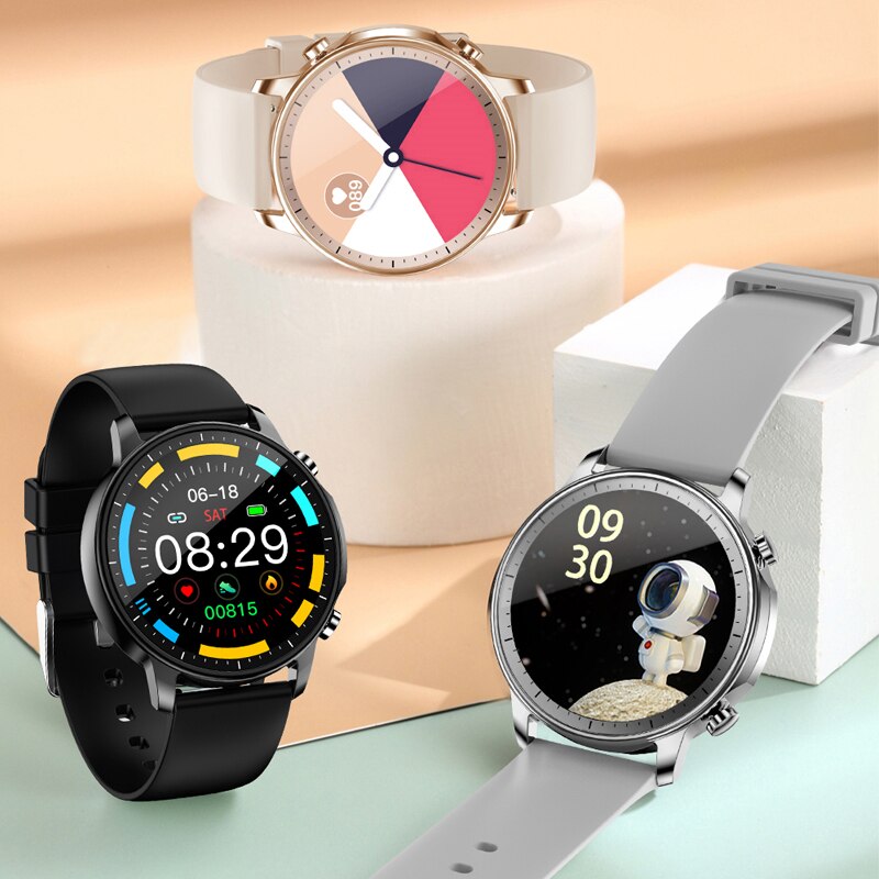 Smart Watch IP67 Waterproof 1.3 Full Touch Screen Sports Smart Watch Ladies Heart Rate Fitness Tracker Men Smart Watch