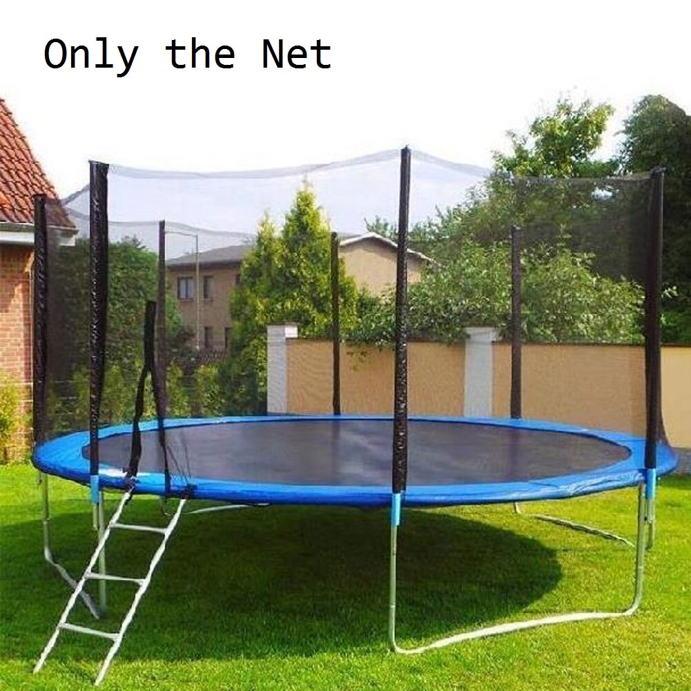 4-8ft utendørs trampoline beskyttelsesnett for barn barn anti-fall polyetylen trampoline hoppepute sikkerhetsnett beskyttelsesbeskyttelse