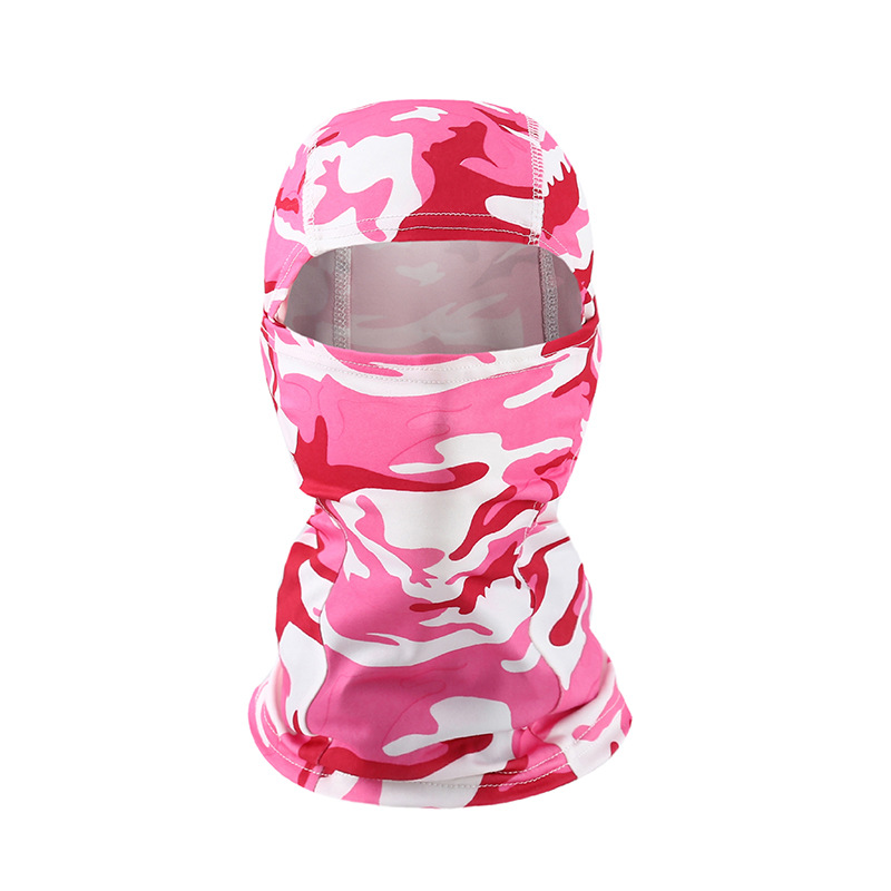 Pasamontañas de camuflaje máscara facial completa esquí bicicleta ciclismo caza cubierta para la cabeza bufanda Blaclava gorra Bandanas hombres: Oro