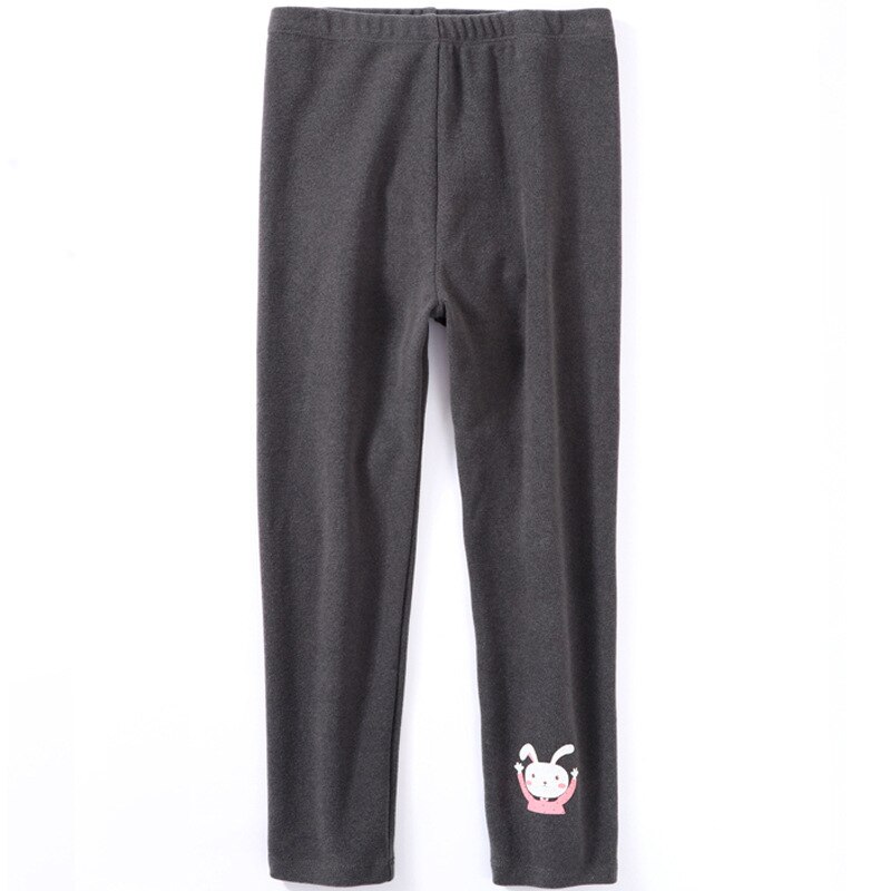 Kids Girls Leggings Spring Autumn Cartoon Rabbit Pattern Long Tight Pants for Children