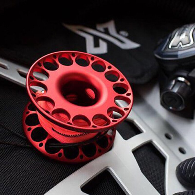 Details about   Lightweight Aluminum Alloy Scuba Diving Finger Spool Dive Reel Snorkeling Guide 