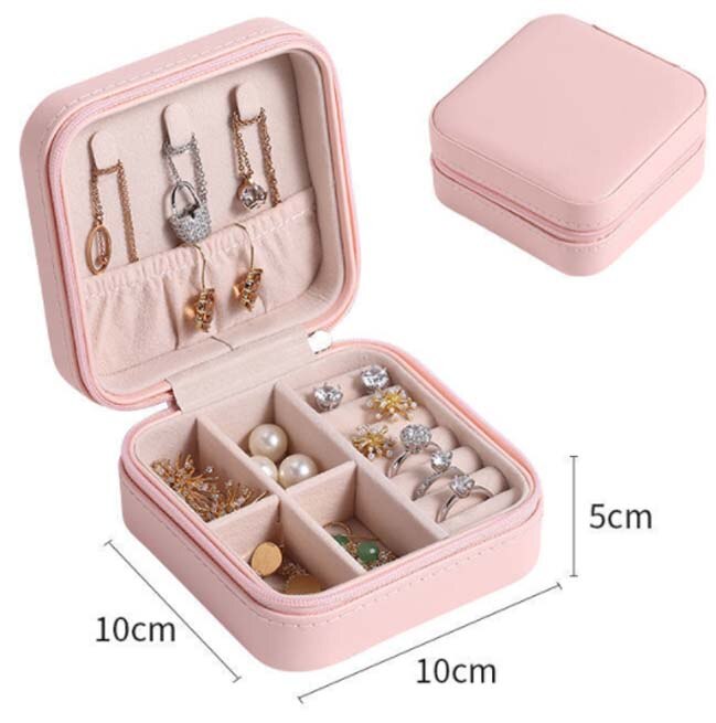 Organza Rangement Bijoux Bague Boite a Bijoux Emballage Presentoir Boucles D’oreilles Bracelet Collier Boîte à Bijoux Porta Gioielli Rangement Bijoux Organisateur Joyeros Organizador de Joyas Envio Gratis Takı Kutusu