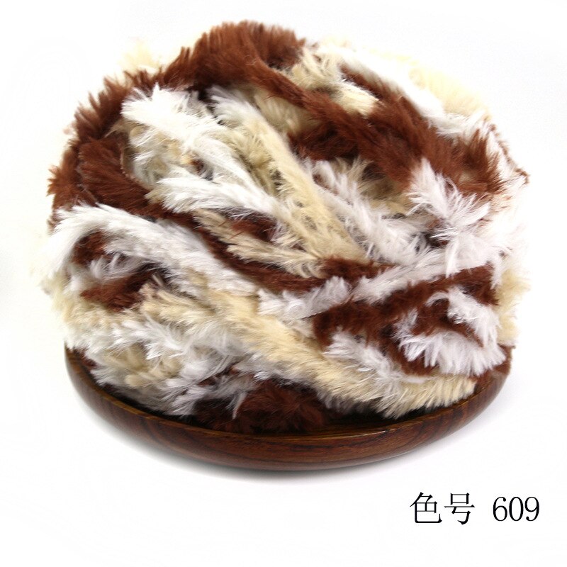 Outai Park of 5 Wool Fur-like Thread Diy Wool Ball Hand-knitted Sweater Thread Special Fancy Yarn Crochet Knitting Braids: 20