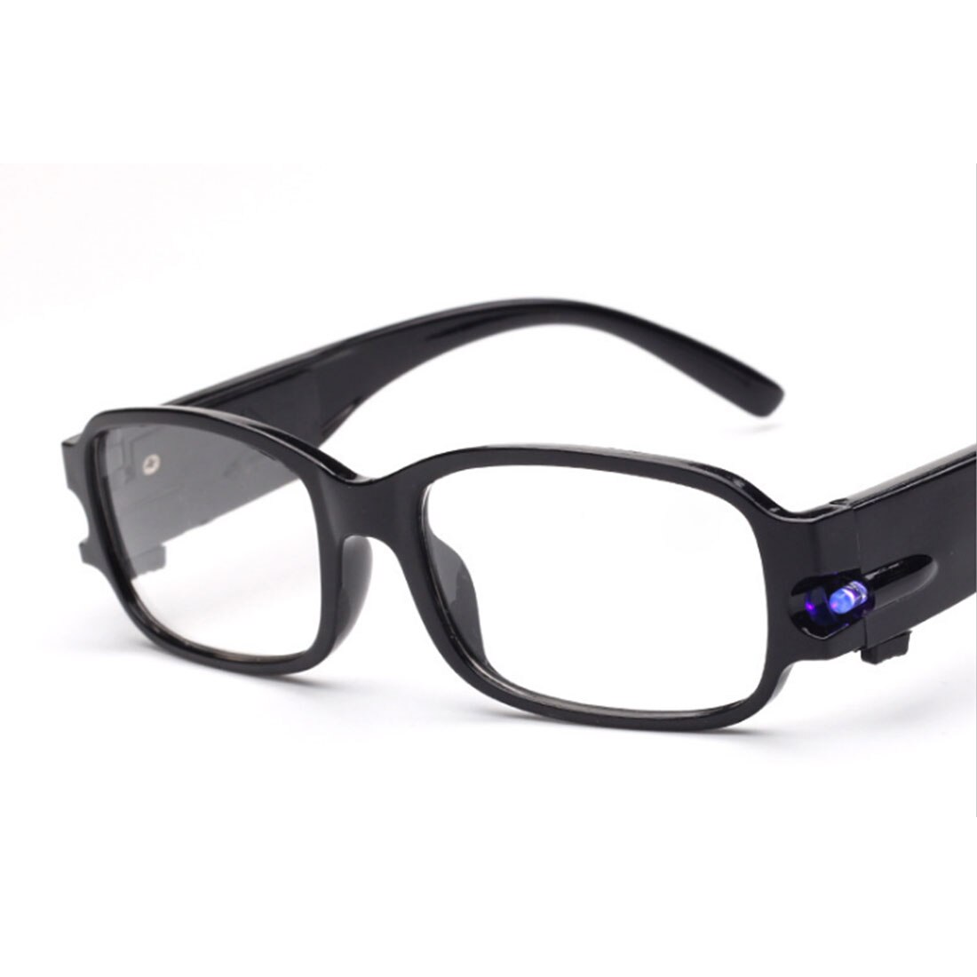 Bærbare forstørrelsesbriller ledede læsebriller forstørrelsesglas 100/ 350/ 400 graders synsbriller til ældre