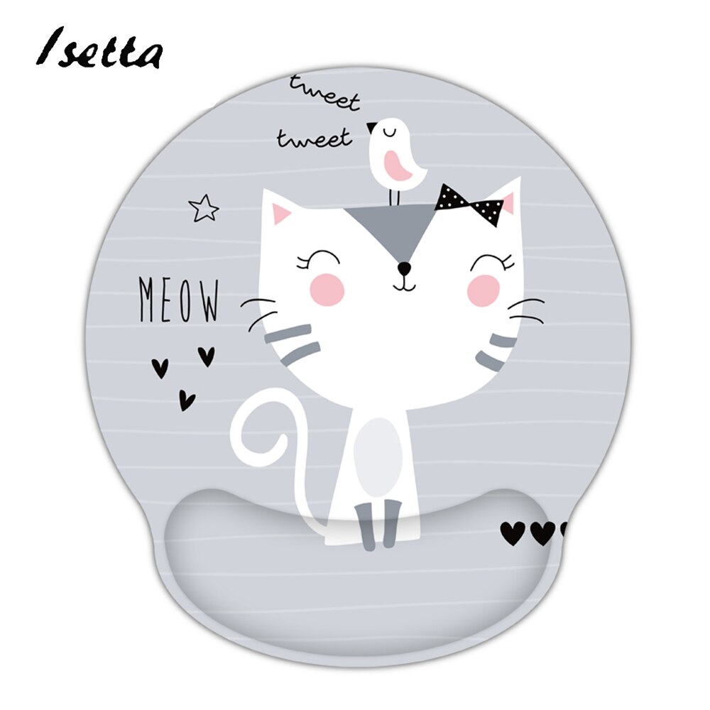Mouse Pads With Wrist Rest Mouse Pad Anti-slip Hand Gaming Mouse Pad Mat for Laptop Computer: J