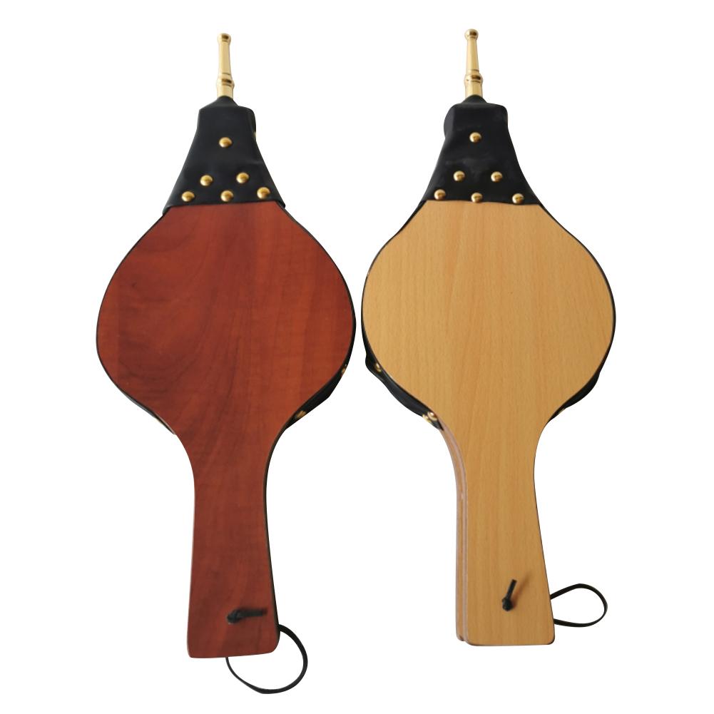 Fuelle de chimenea Manual, soplador de aire grande de MDF, herramienta de chimenea para acampar al aire libre, parrilla de barbacoa, herramienta de chimenea, 48,5x19cm