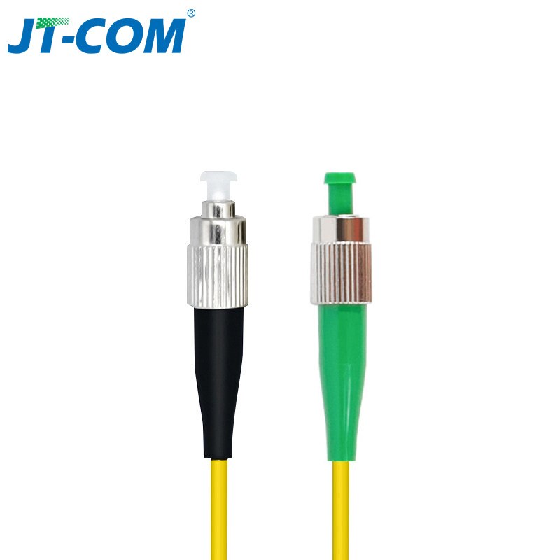 Cable de parche de fibra óptica SC/FC/ST/LC, Cable de parche de fibra de Interior de núcleo único, modo único, SC UPC: FC UPC-FC APC 3m