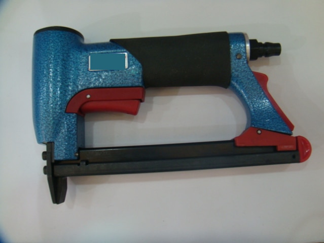 1/2 pouces pneumatique Air agrafeuse cloueuse Fine agrafeuse outil pour meubles bleu cloueuse outil 4-16Mm bois pneumatique Air puissance