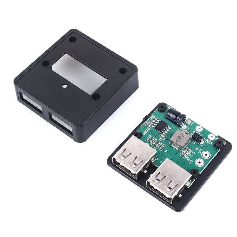 5PCS Solar Panel Junction Box Dual USB Regulator Set Charging Mobile Phone 3A Regulator Mp4 Fan Battery