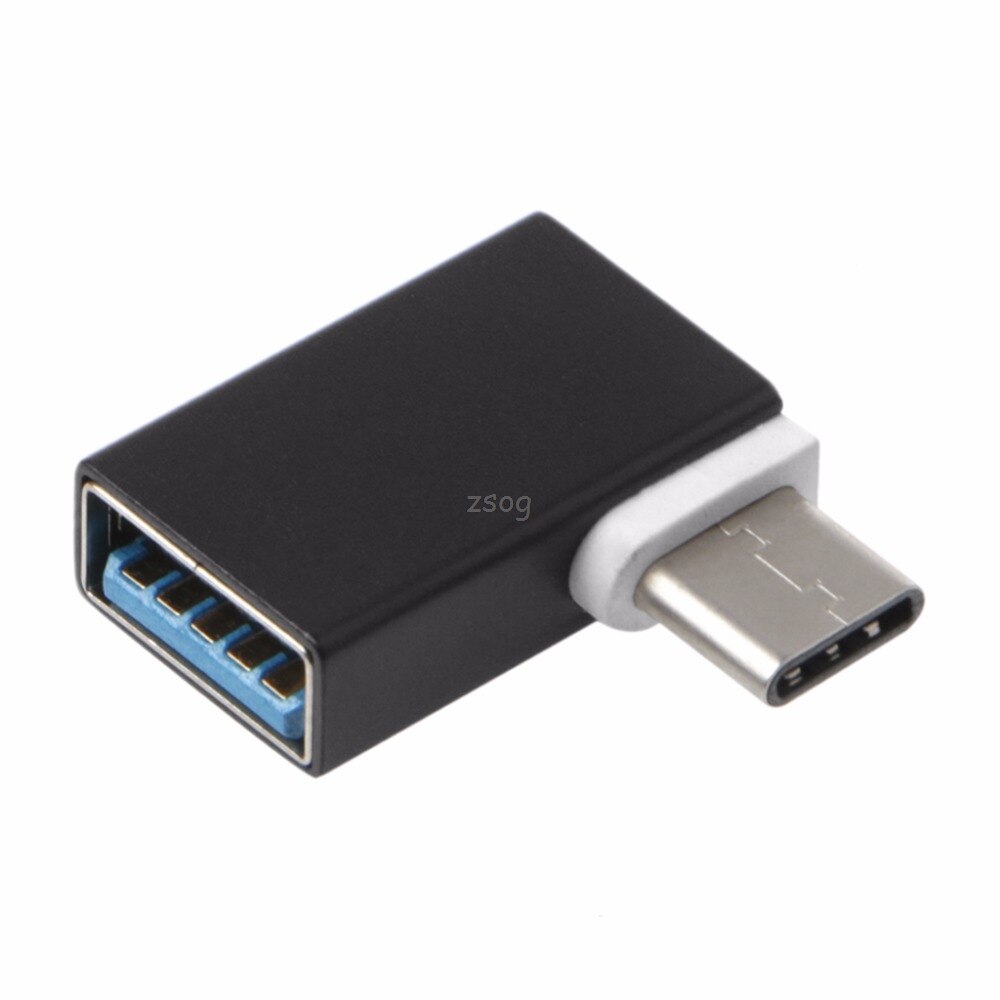 Draagbare Aluminium 90 Graden USB3.1 Type C Naar Usb 3.0 Vrouwelijke Data Otg Converter Voor Telefoon Harde Schijf Au13 19 Droship