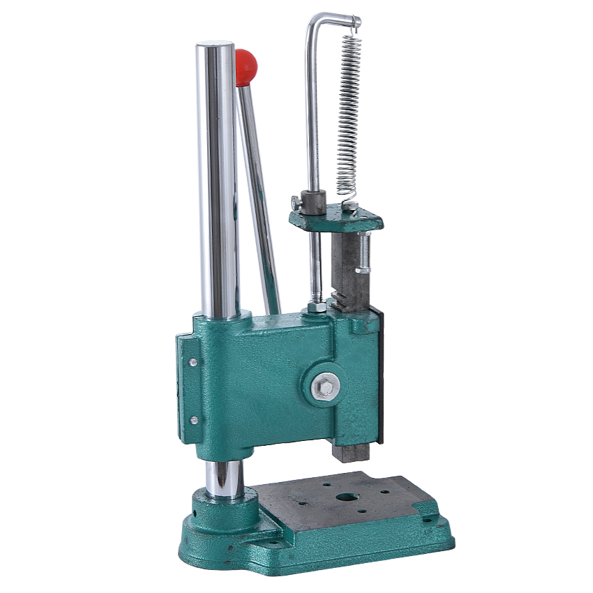 JM-32 Small Manual Punching Press Desktop Hand Punching Machine Height Adjustable Hand Press Square-head/Round-head