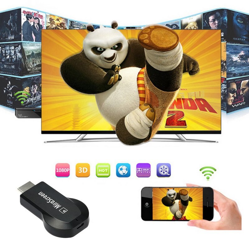 128Mb Hdmi Tv Stick Dongle Mirascreen Wifi Display Ontvanger Dlna Airplay Miracast Airmirroring Chromecast Voor Windows
