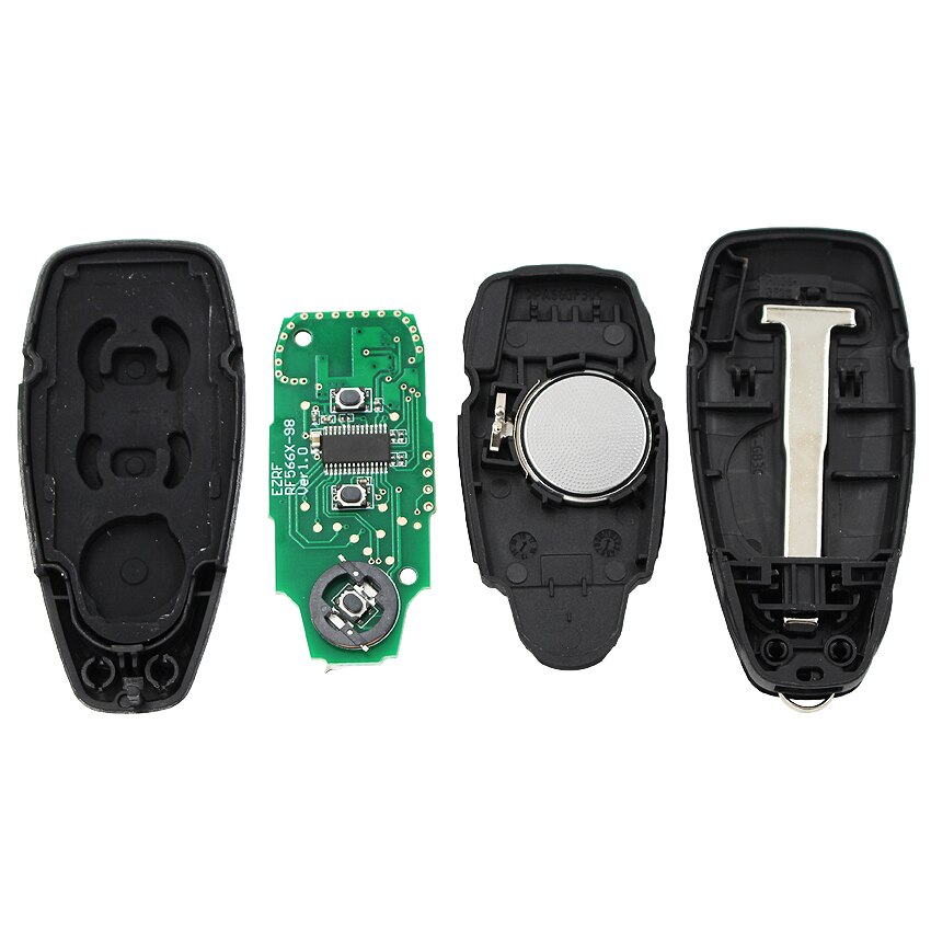 Intelligent full smart 3 buttons Remote Key fob 433MHz with ID49 Chip for Ford Kuga Fiesta + with Emergency Key KR5876268