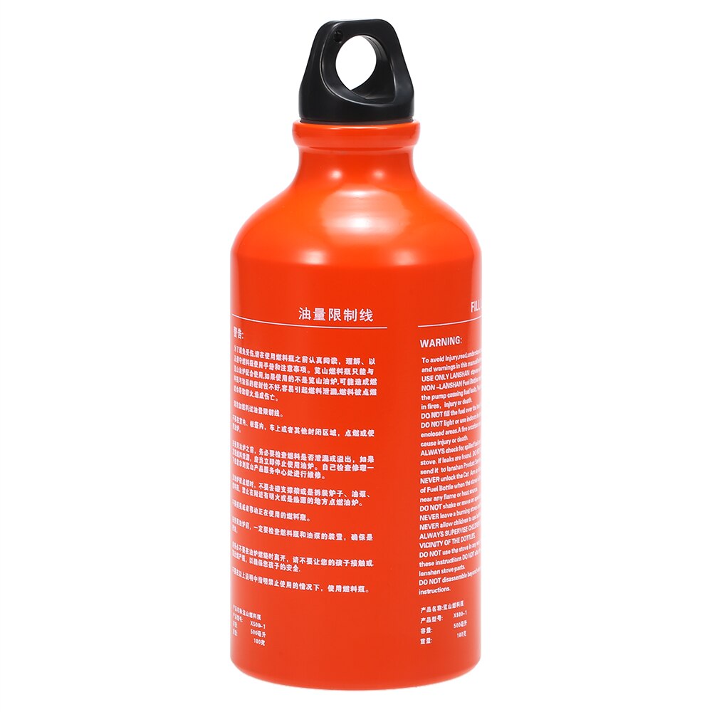 500ml benzin brændstof flaske benzin brændstof flaske benzin petroleum alkohol flydende gas tank til camping multi brændstof olie komfur