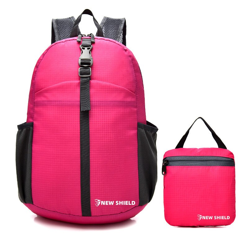 Unisex Casual Daypacks Schoudertas City Tassen Outdoor Rugzak Travel Knapzak Vouwen Rugzak: Rosy