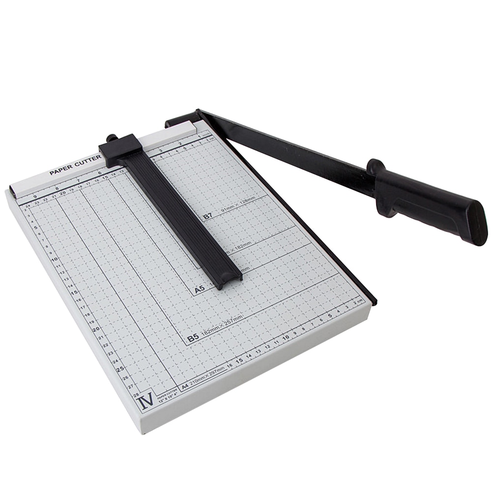 Ruler Portable Safe Steel Cutter A4 Accurate Office Practical Home Sharp Blade Paper Trimmer Photo Easy Operate