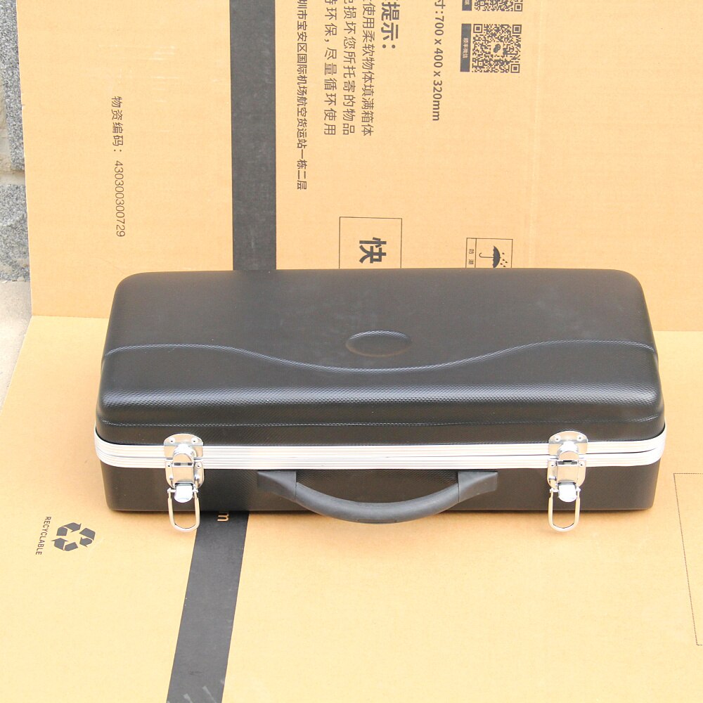 Trumpet Hard Case Box With Comfortable Handle Lock Accs Black trumpet parts 1pcs