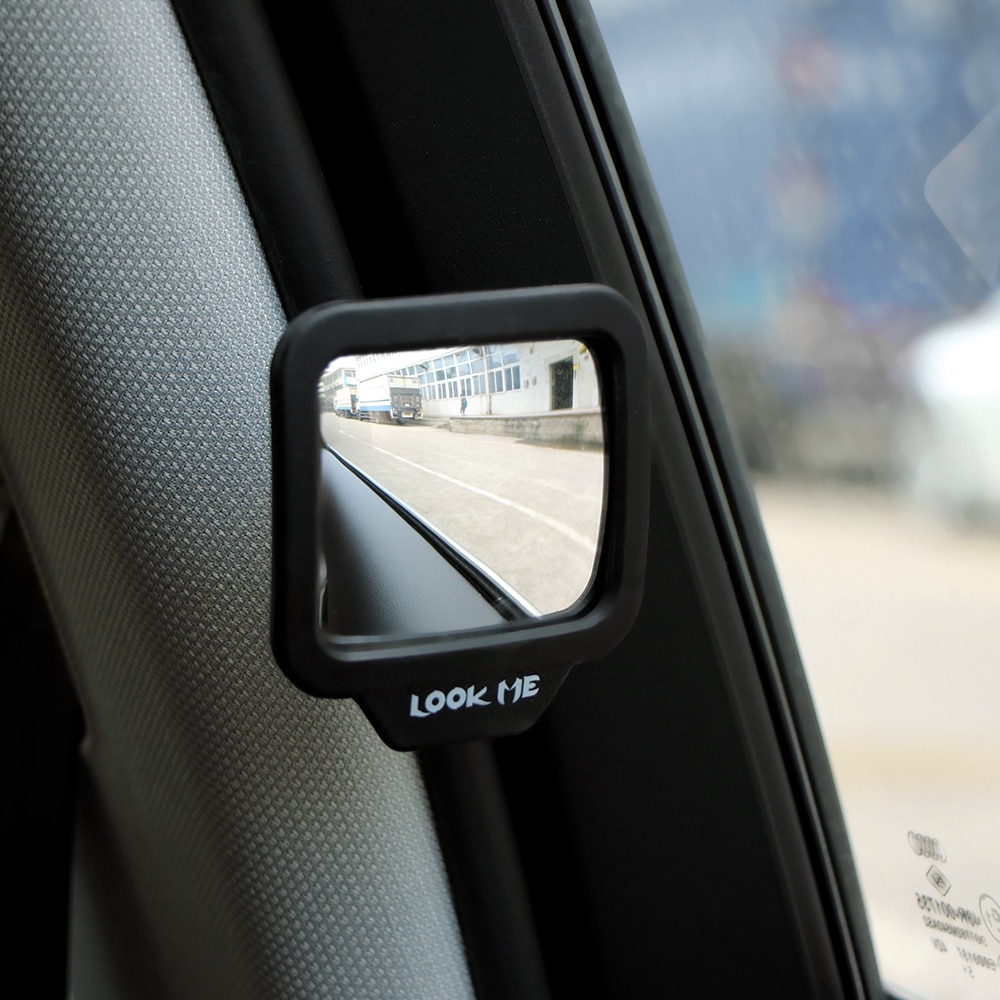 Car Rear Magnet Mirror 270 Degrees Wide Angle Car Auxiliary Rearview Mirror Eliminate Blind Point for Car Safety Universal