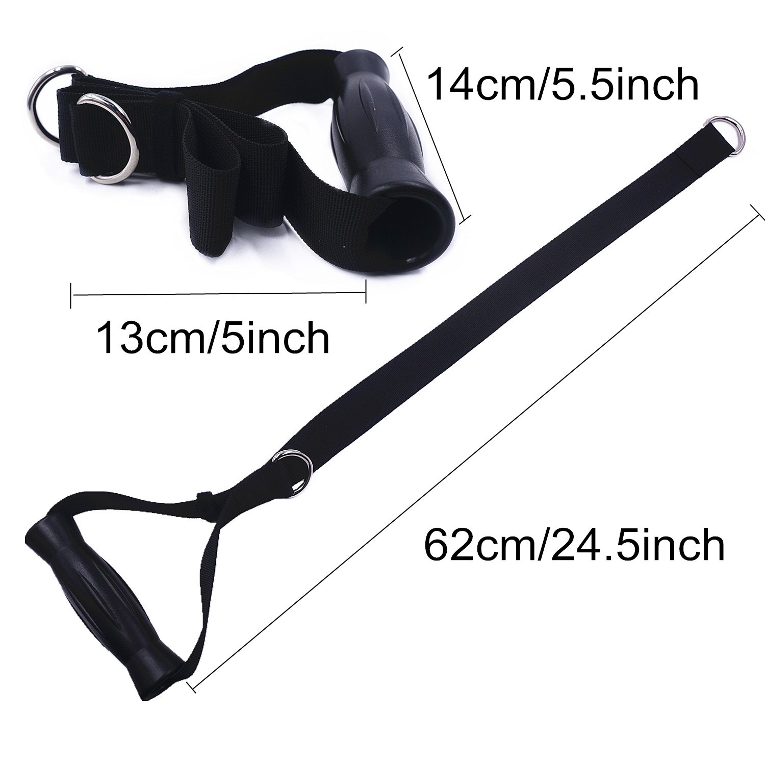 2 in 1 Multifunctional Adjustable Gym Handle Forearm Strength Training Workout Handle for Cable Attachments Pulley LAT Pull Down