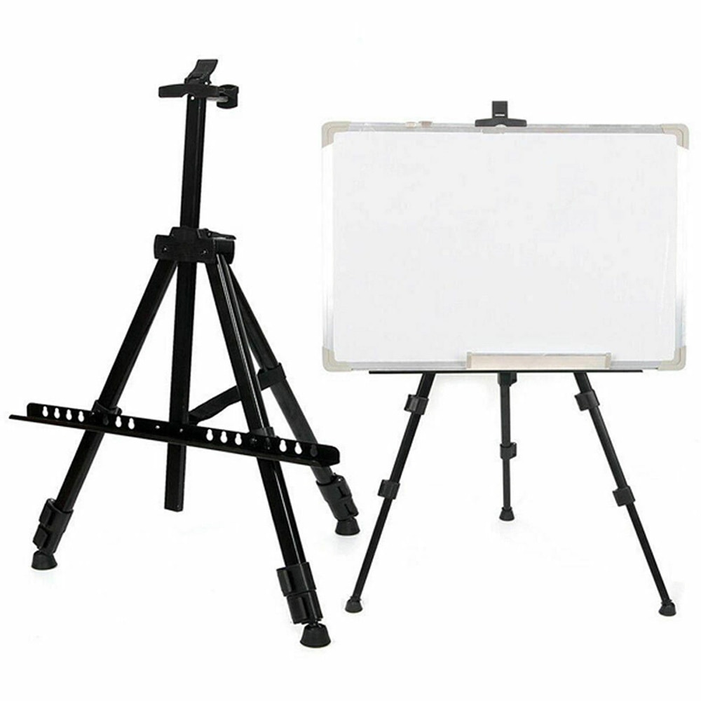 Heavy Iron Adjustable Art Painting Easel Tripod Stand for Artist Draw Board Sketch Aluminum Alloy Folding Shelf Artist