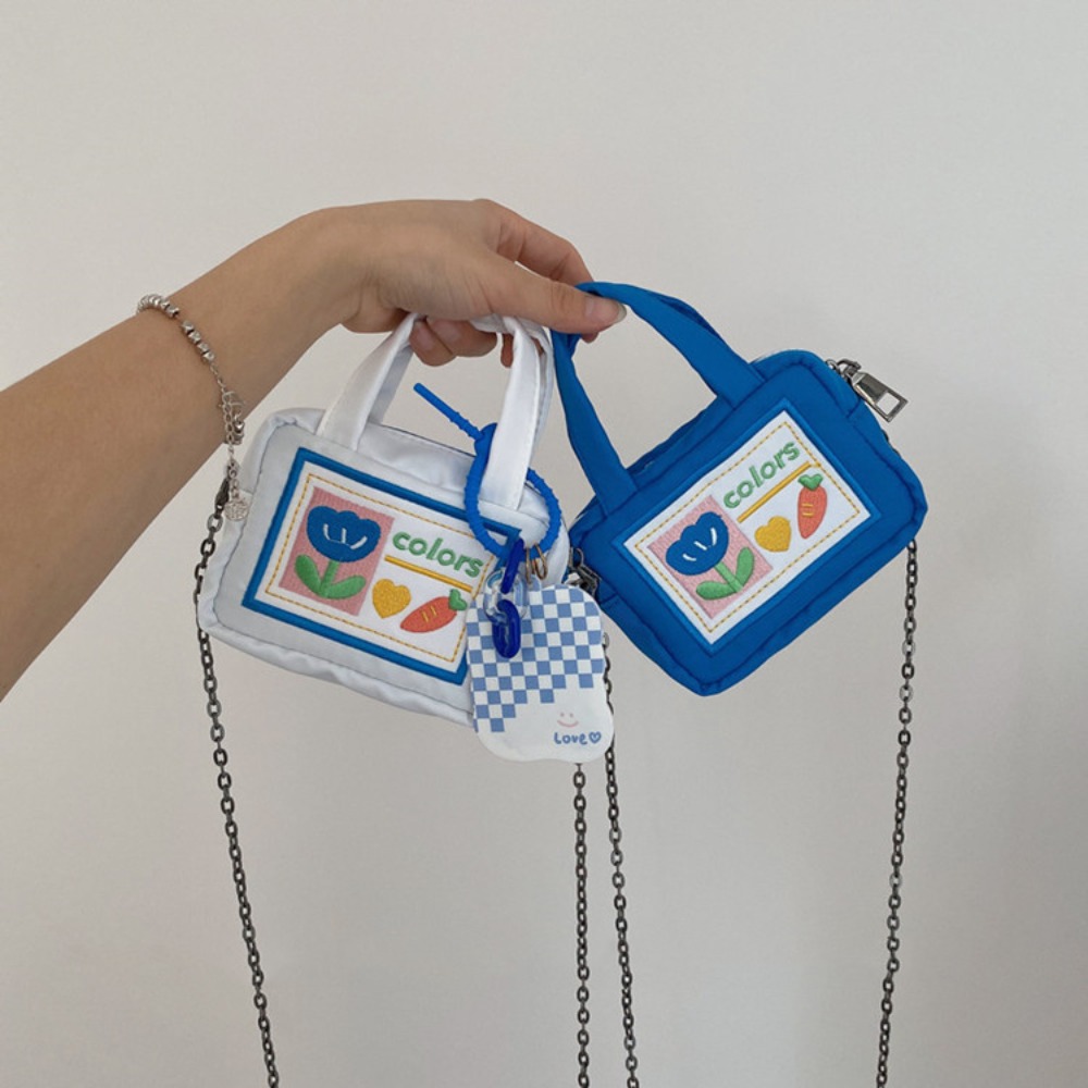 Kosmetyczka Cartoon Flower Kawaii CCD Camera Bag Ultralekka kolorowa urocza torba do przechowywania Moneta Portmonetka Mini mała torba na drobne Szminka