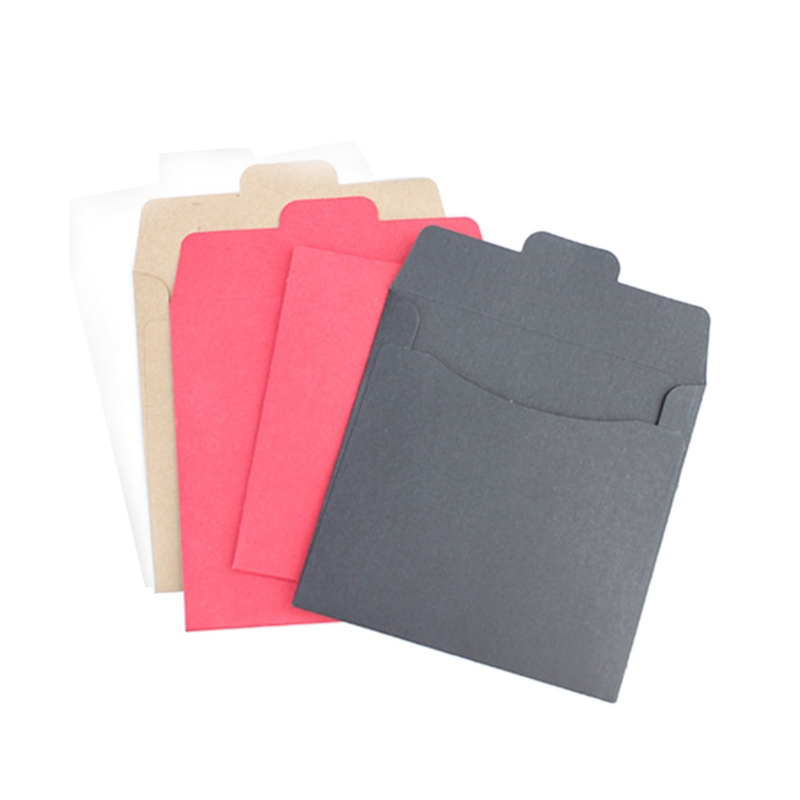 30Pcs Disc Kraft Papier Karton Enveloppen Papier Opslag Houder Covers Anti-Statische Container Disc Organizer 95AF