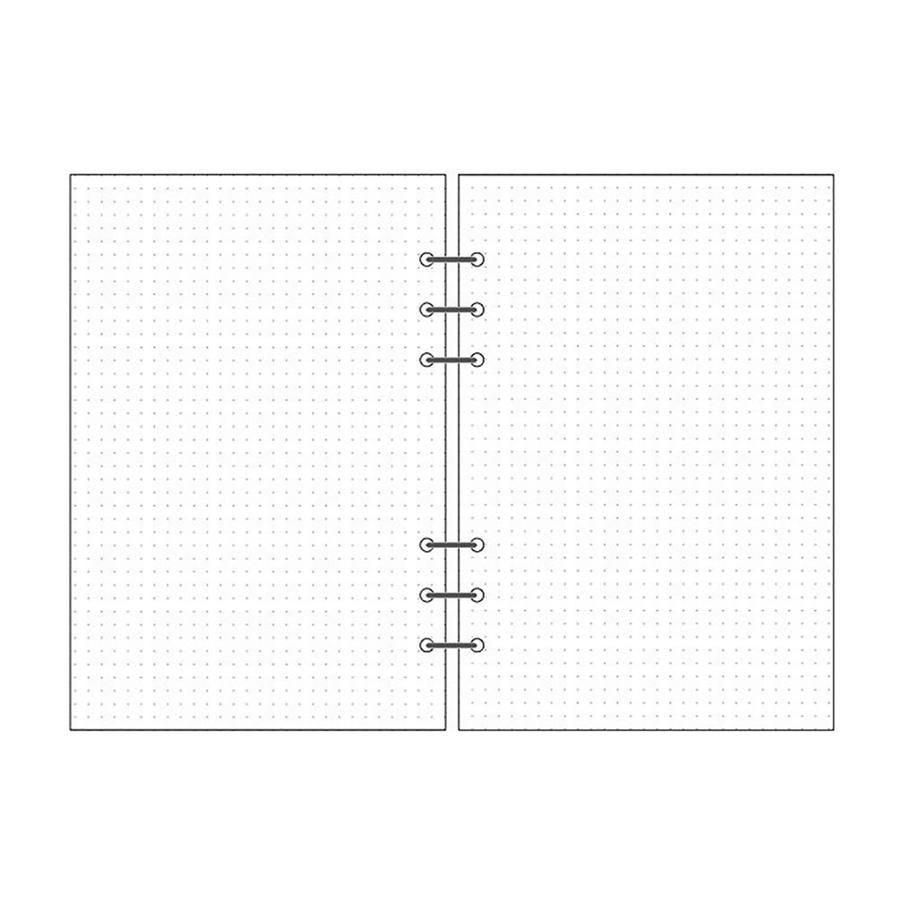 A5 A6 A7 Losse Blad Notebook Refill Spiraal Bindmiddel Planner Innerlijke Pagina Binnen Papier Dairy Wekelijkse Maandelijkse Plan Te Doen lijn Dot Grid: A6 lattice