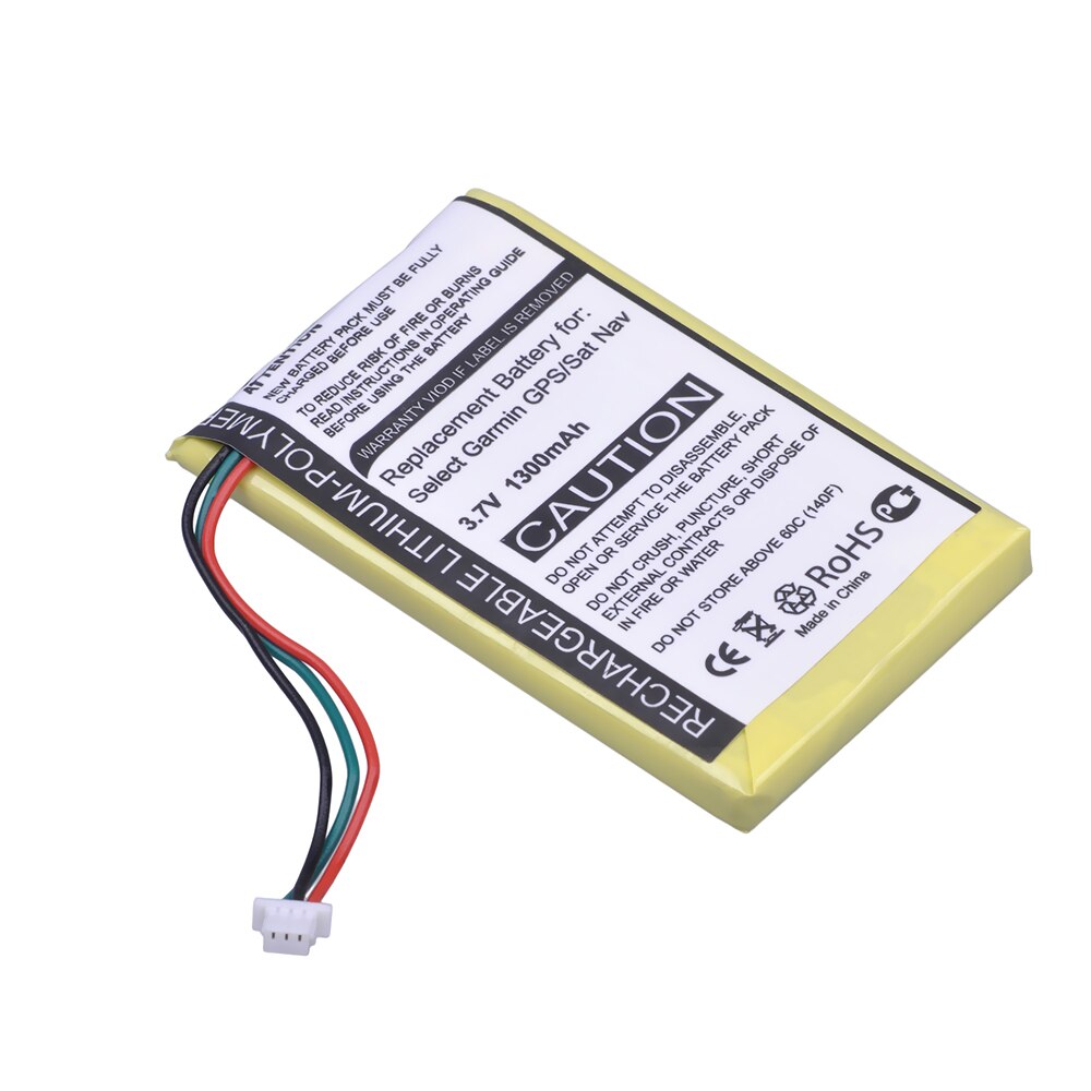 1Pc 1300mAh GPS,SAT Rechargeable Battery for Garmin Nuvi 200,200 W,205,205 W,205WT,250 252 W 255,255T,265 W