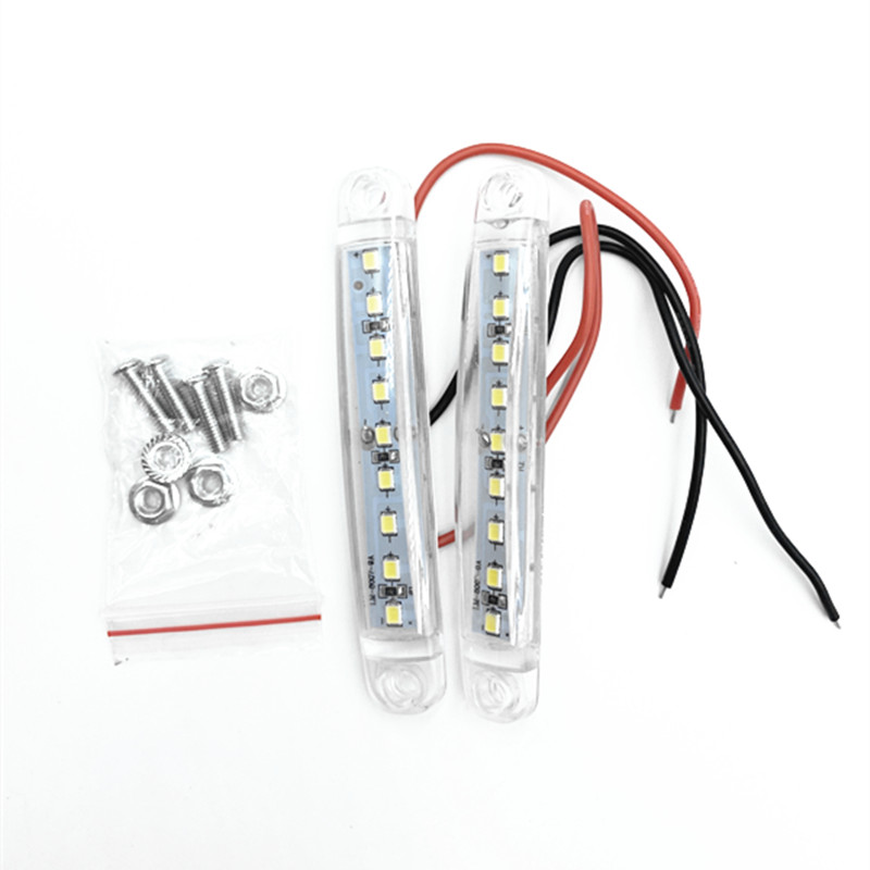 2PCS Trailer Light led 24v Camion LED Marker Light Truck Licht 24v LED Zijmarkeringslichten Voor trailers
