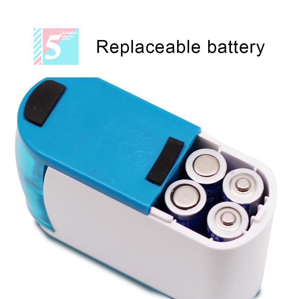 Electric Automatic Pencil Sharpener Safe Student Helical Steel Blade Sharpener for Artists Students School Office Stationery