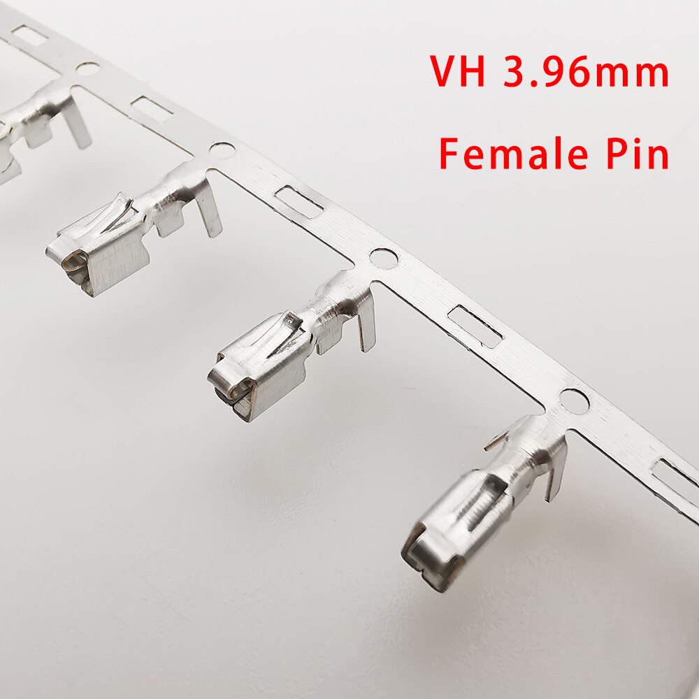 50/100Pcs JST VH 3.96mm Connector Metal VH3.96mm Female Pin Crimp Terminal Wire Cable Connector for VH3.96 Female Socket Housing