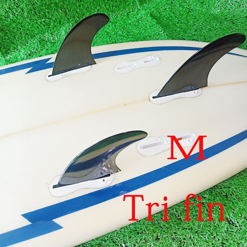 Surfboard Fins Twin Tri Quad Five fin a Set for BiLong FCS II fin box Nylon + fiber surf Fin Quilhas Five fins: Yellow