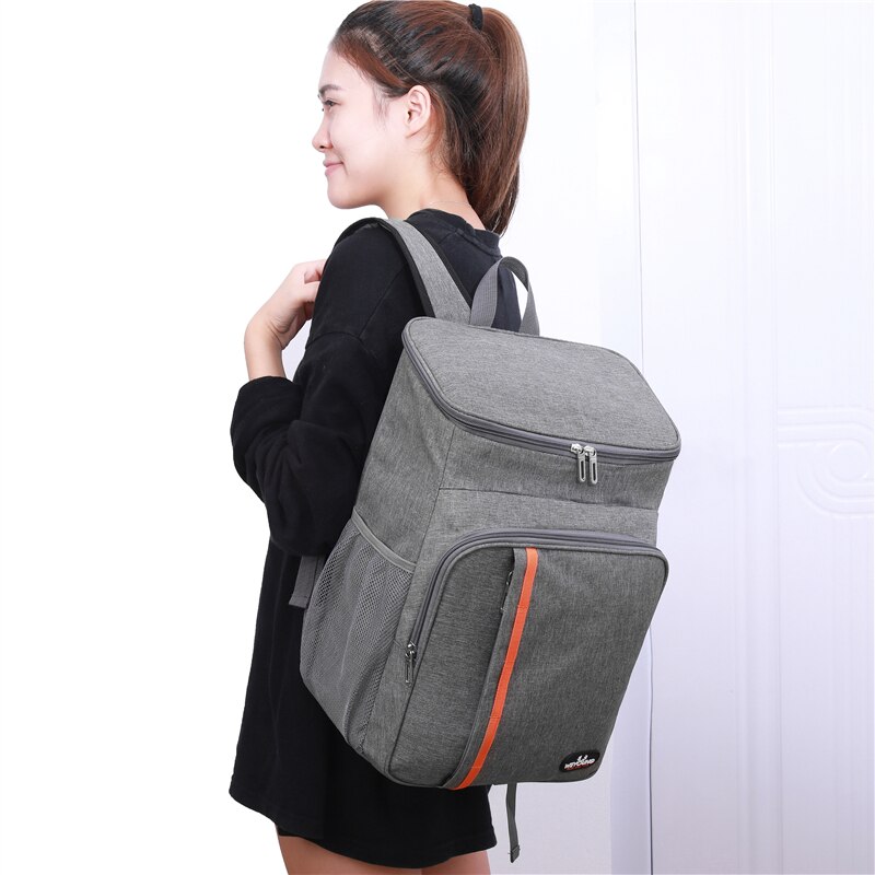 Zaino termico da 18 litri per uomo zaino termico per pranzo termico per alimenti borsa termica per Picnic borsa termica per bevande a grande capacità