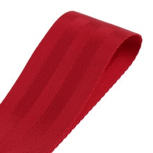 Car 2Ton Tow Hauling Towing Strap Rope Loop with Bolt Hook Heavy Duty Red