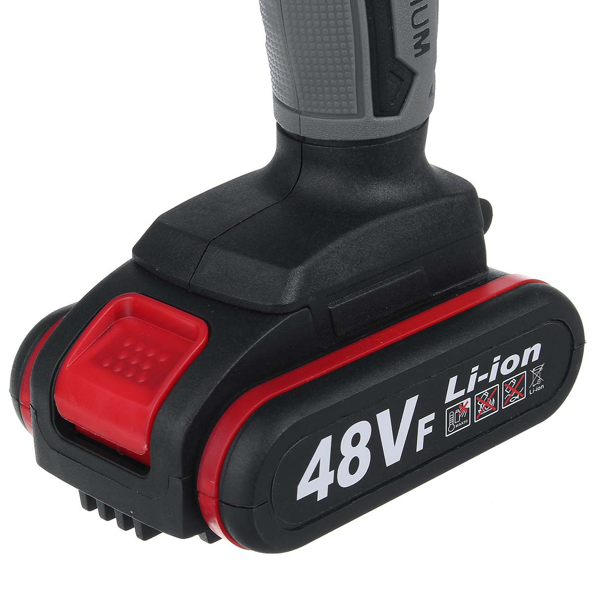 48V Cordless Electric Chain Saw 4inch Portable Electric Saw Woodworking Cutting DIY Tool Electric Pruning Saw With 1 Battery