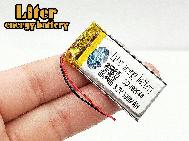 1/2/4 stuks 3.7 V 300 mAh 402040 Li-Ion Li-po Batterij Lithium Polymeer Batterijen Cellen voor Klein Speelgoed MP3 MP4 MP5 Smart Horloge GPS