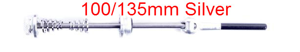 Mountainbike Carbon Ti Spiesjes 100/135Mm Mtb Fiets Hubs Snelspanner: 100 135mm silver